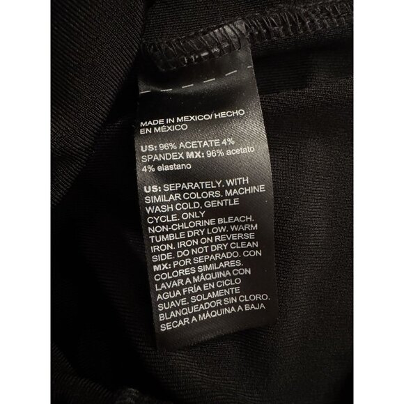 Chico's Size 3 = XL/16 Travelers Classic Black Short Sleeve Maxi Dress Timeless - Picture 10 of 11